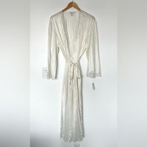 NWTVintage French Maid Ivory Lace Robe Size M Lingerie Bridal Lingerie honeymoon